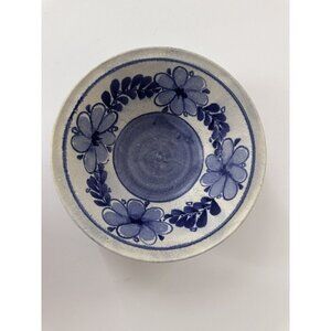 Vintage Rob Bartee 1996 Pottery Large Bowl Floral